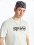 LC Waikiki Crew Neck Short Sleeve Printed Combed Cotton Men's T-shirt